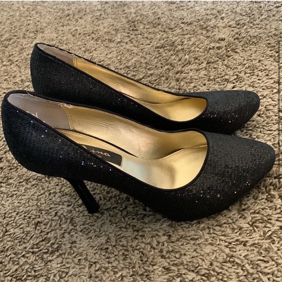 Black Sparkly Heels - Picture 3 of 5